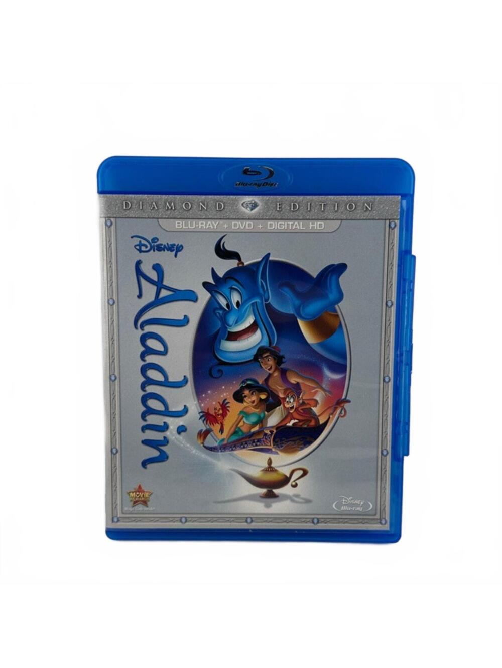 Disney Aladdin Diamond Edition Blu-ray DVD 2-Disc Combo 2015 Robin Williams